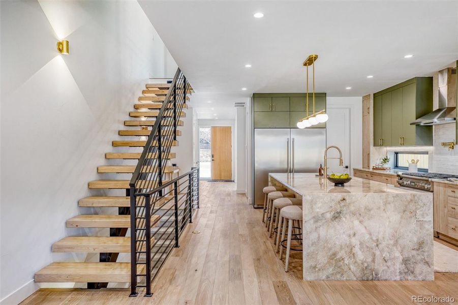 Furnished interior view inside a new home in , Denver (Image 20).
