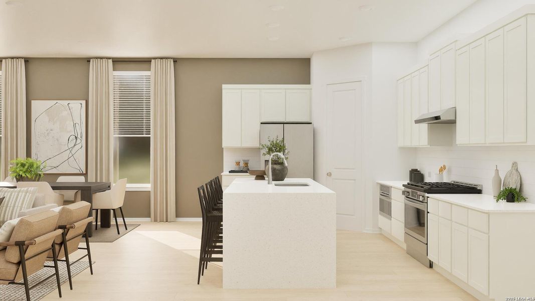 Furnished interior view inside a new home in Brookmill, San Antonio (Image 6). Furnished interior view inside a new home in Brookmill, San Antonio (Image 6).