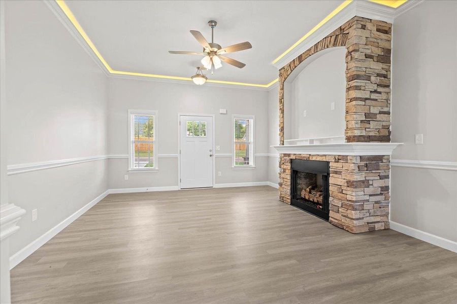 Spacious, unfurnished interior of a new home in New Prospect Haven, Inman (Image 12).