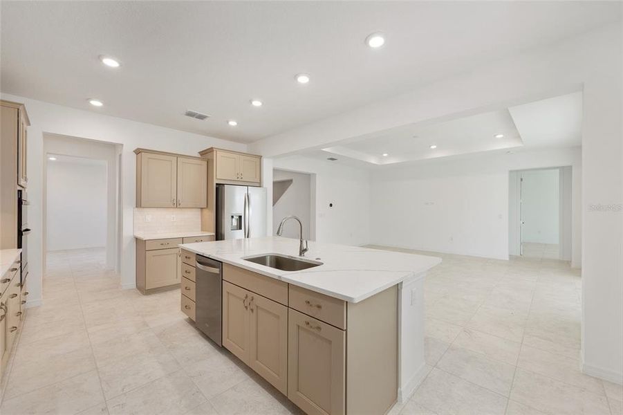 Furnished interior view inside a new home in Calesa Township, Ocala (Image 8).