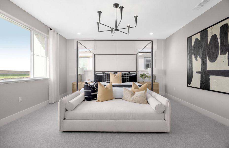 Representative furnished interior of a home built from the Waterville by Pulte Homes in Overland Ranch, Aurora (Image 8). Representative furnished interior of a home built from the Waterville by Pulte Homes in Overland Ranch, Aurora (Image 8).