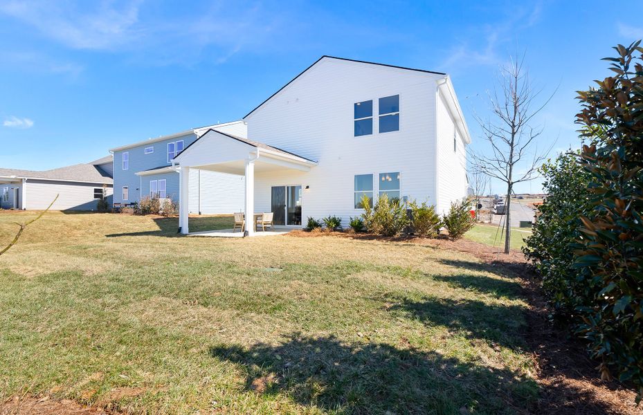 Oriole Model Backyard New Centex Homes