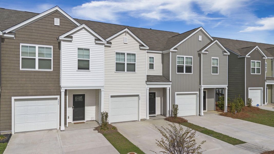 Front exterior of a new home in , Moncks Corner, SC, highlighting curb appeal (Image 20).