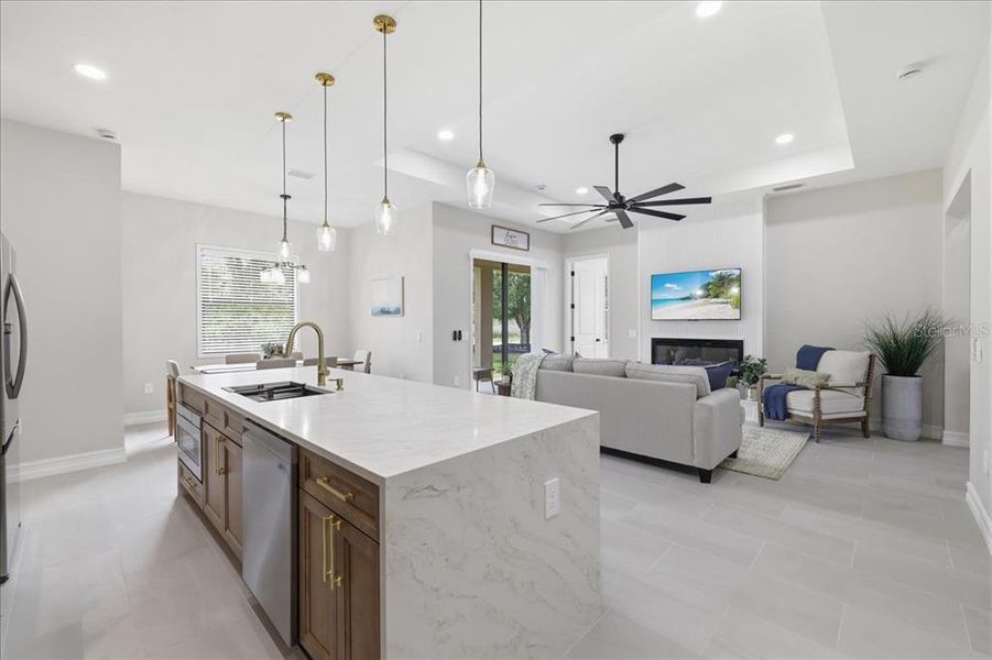 Furnished interior view inside a new home in , Lehigh Acres (Image 18).
