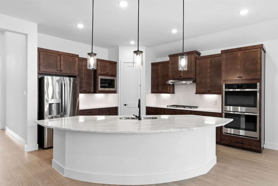 Furnished interior view inside a new home in Wood Leaf Reserve, Tomball (Image 5).
