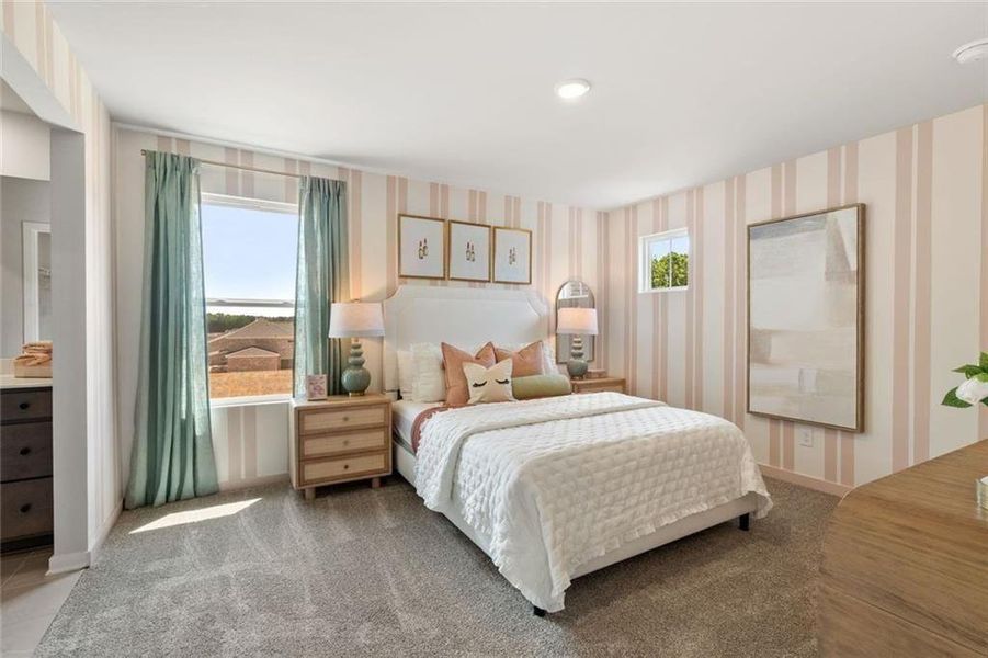 Furnished interior view inside a new home in Windsong Estates, McDonough (Image 26).