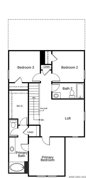 2D floor plan layout of this home in , San Antonio, TX (Image 3).