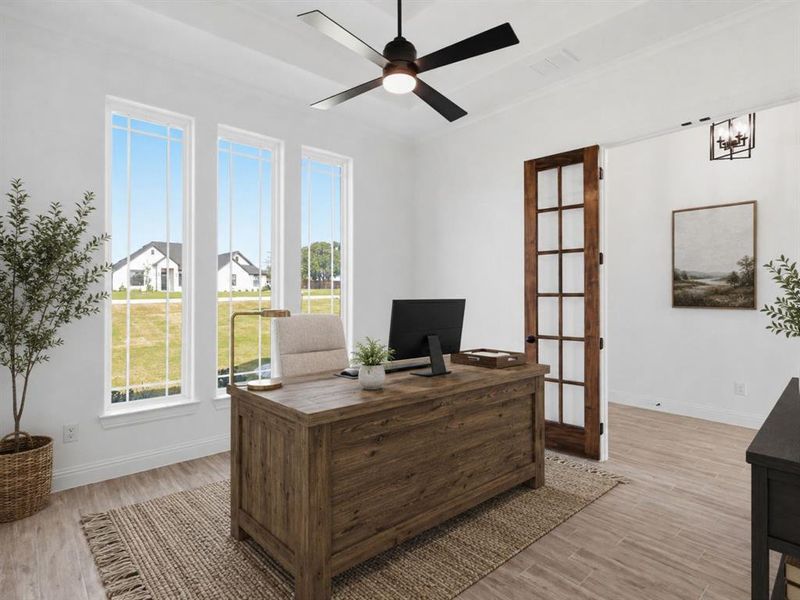 Virtually Staged: Home Office Virtually Staged: Home Office