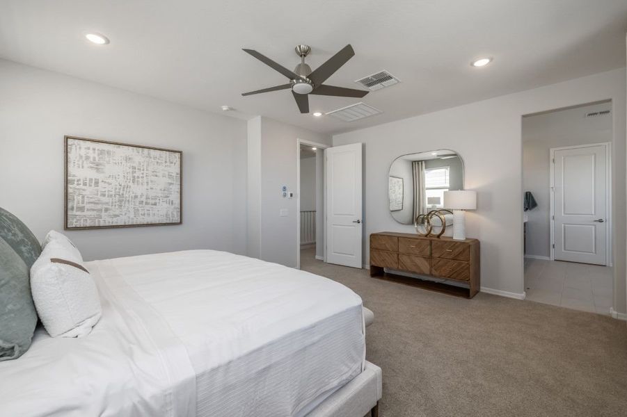 Furnished interior view inside a new home in The Grove at El Cidro, Goodyear (Image 16).