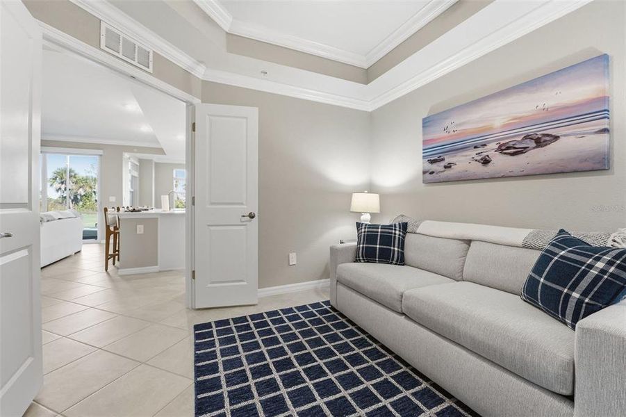 Furnished interior view inside a new home in , Venice (Image 18). Furnished interior view inside a new home in , Venice (Image 18).