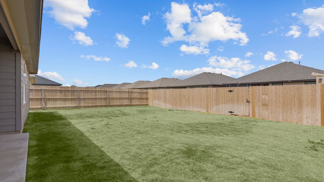 Front exterior of a new home in Everest Heights, Lubbock, TX, highlighting curb appeal (Image 15). Front exterior of a new home in Everest Heights, Lubbock, TX, highlighting curb appeal (Image 15).