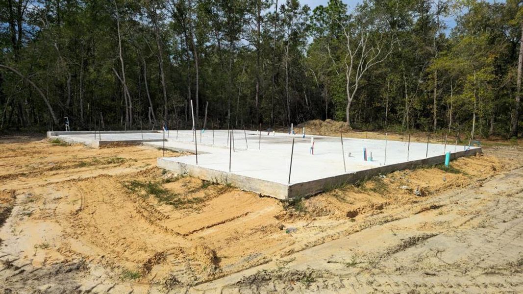 In-progress construction of a new home in , Citrus Springs, FL (Image 7).