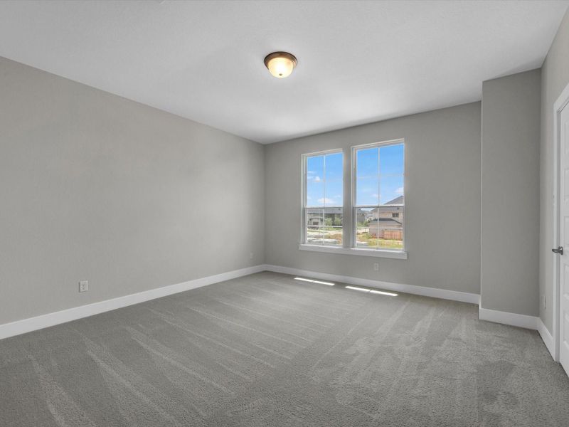 Spacious, unfurnished interior of a new home in Harvest Green, Richmond (Image 20). Spacious, unfurnished interior of a new home in Harvest Green, Richmond (Image 20).