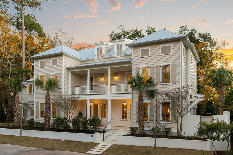 Front exterior of a new home in , Mount Pleasant, SC, highlighting curb appeal (Image 28).