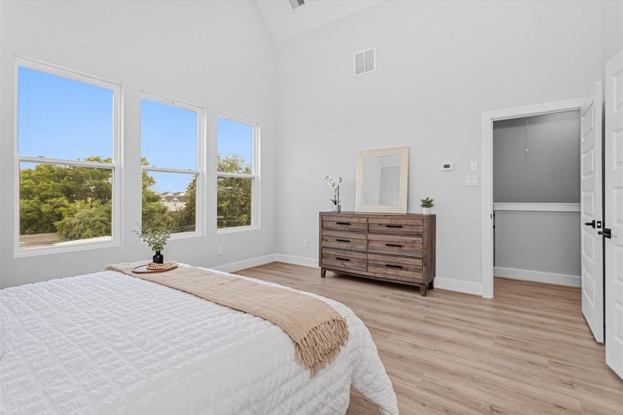 Furnished interior view inside a new home in , Houston (Image 32).
