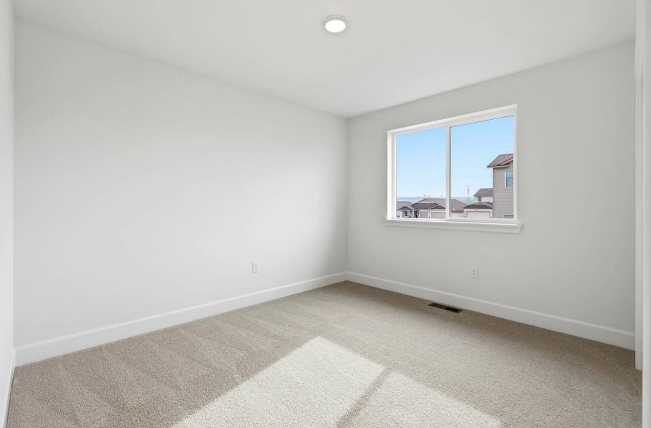 Representative unfurnished interior of a home built from the Metolius by MonteVista Homes in Rosengarth Estates, Bend (Image 19). Representative unfurnished interior of a home built from the Metolius by MonteVista Homes in Rosengarth Estates, Bend (Image 19).