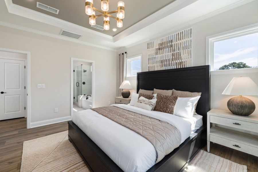 Representative furnished interior of a home built from the Stonebrook by Pulte Homes in The Retreat at Salem Glen, Clemmons (Image 10). Representative furnished interior of a home built from the Stonebrook by Pulte Homes in The Retreat at Salem Glen, Clemmons (Image 10).