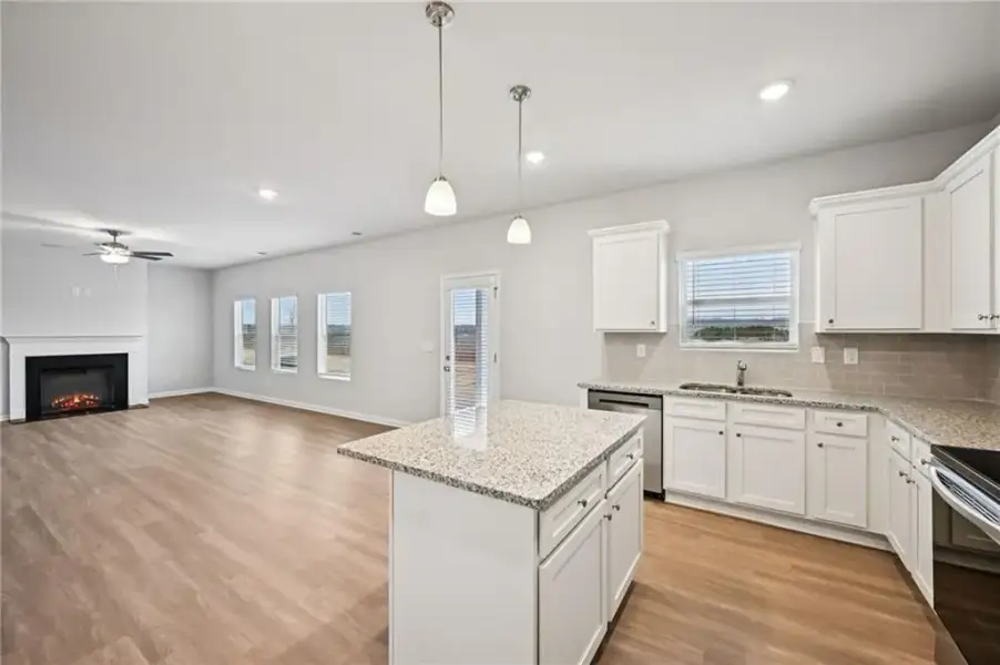 Furnished interior view inside a new home in The Hills at Cedar Creek, Winder (Image 3).