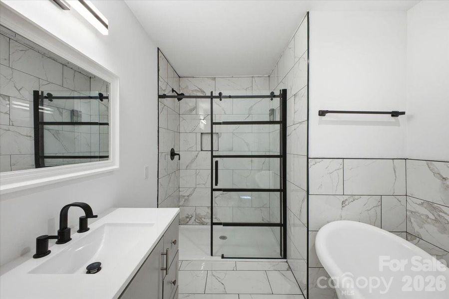 Furnished interior view inside a new home in , Charlotte (Image 7).