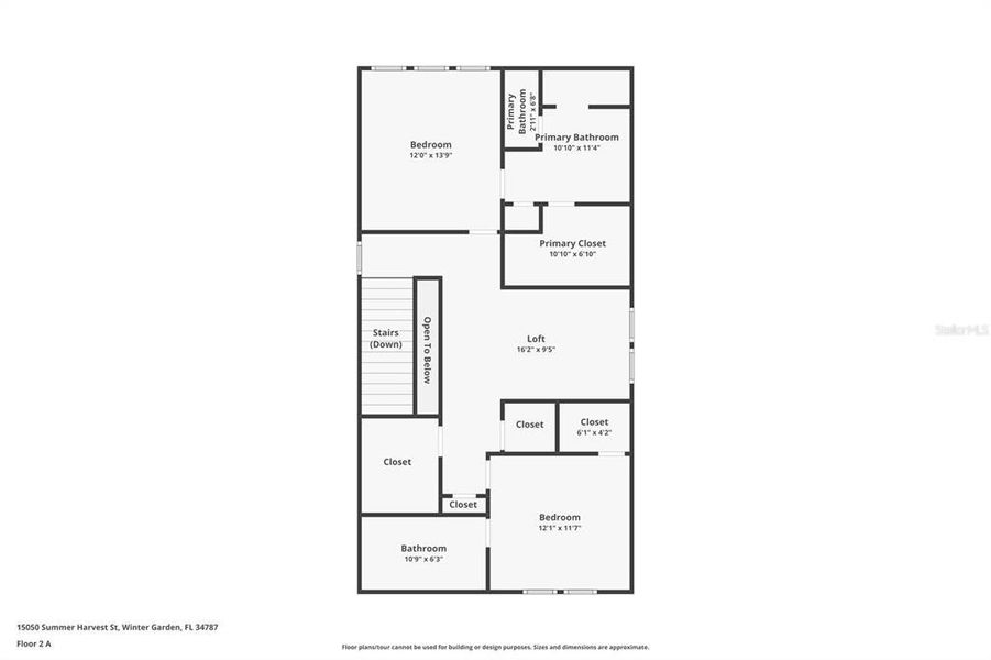 2D floor plan layout of this home in , Winter Garden, FL (Image 5).