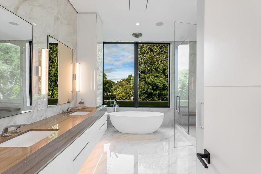 Daytime Downstairs Primary Bathroom