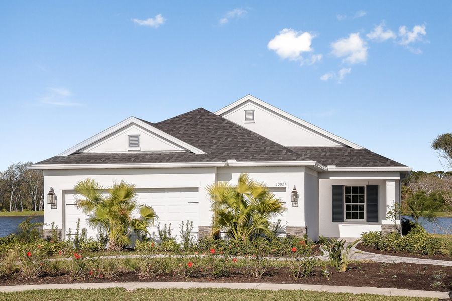 Representative exterior photo of a completed home built from the Meadow Brook by Neal Communities in Wildleaf, Parrish, FL (Image 2).