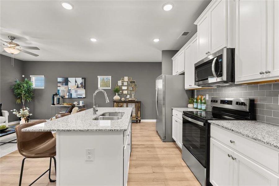 Furnished interior view inside a new home in Reeves Park, Stockbridge (Image 28).