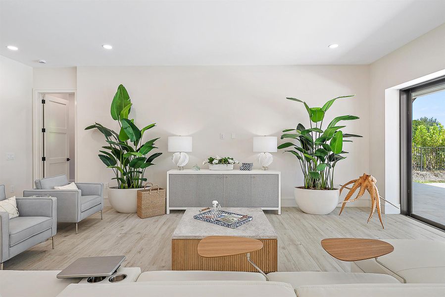 Furnished interior view inside a new home in , Tequesta (Image 7).