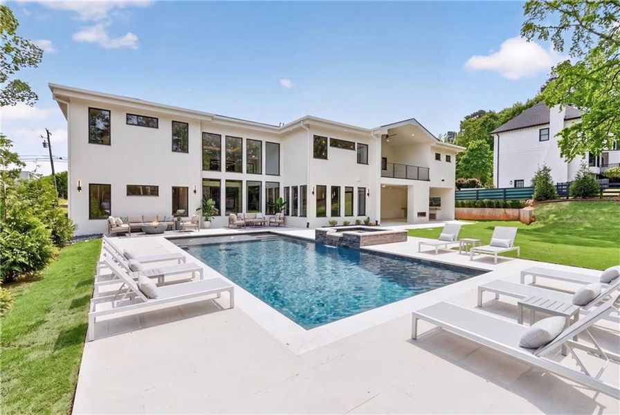 Exterior details and patio area of a home in , Sugar Hill (Image 40).
