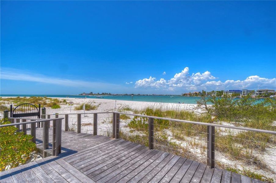 Boardwalk to Private Beach