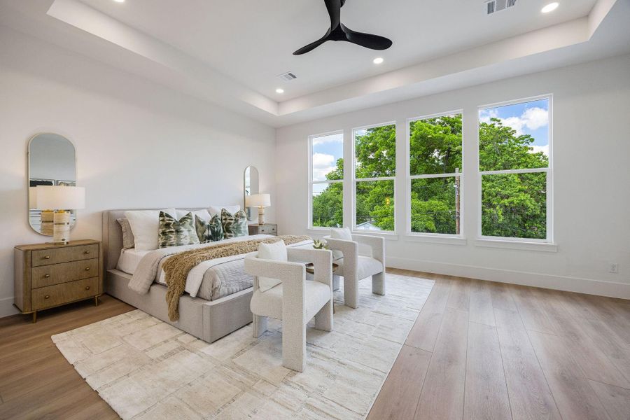 Furnished interior view inside a new home in , Houston (Image 28).