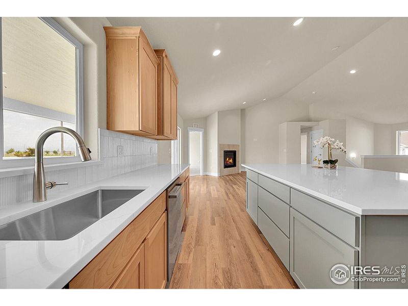 Kitchen + Large Island