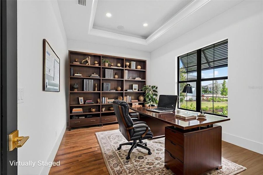 Furnished interior view inside a new home in , Sarasota (Image 39).