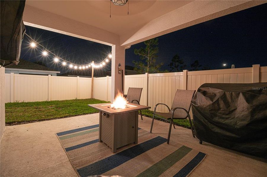 Exterior details and patio area of a home in Canopy Terrace, Deland (Image 3).
