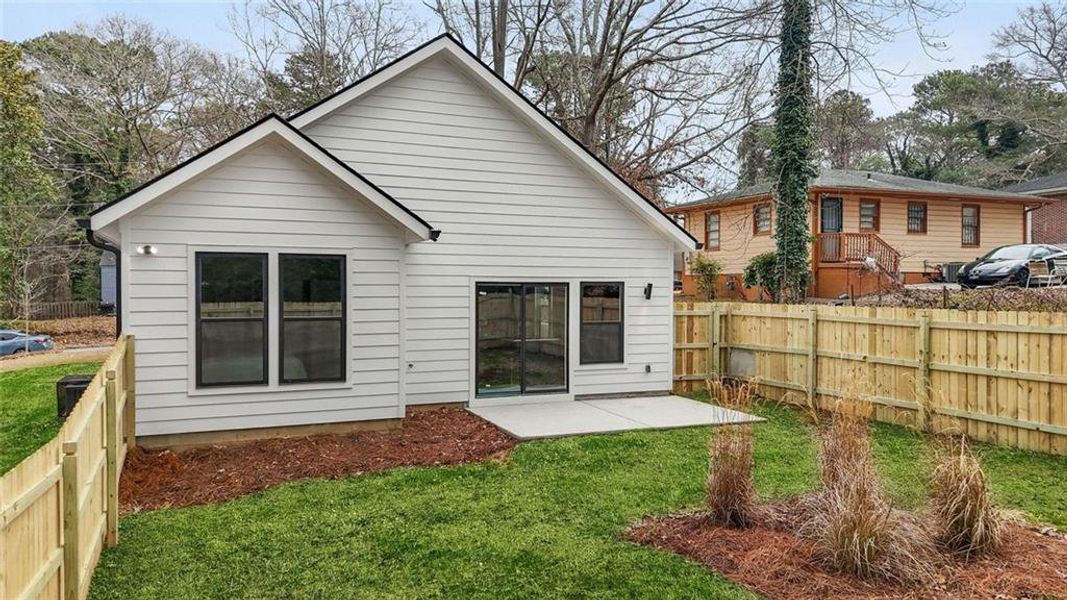 Exterior details and patio area of a home in , Atlanta (Image 4).