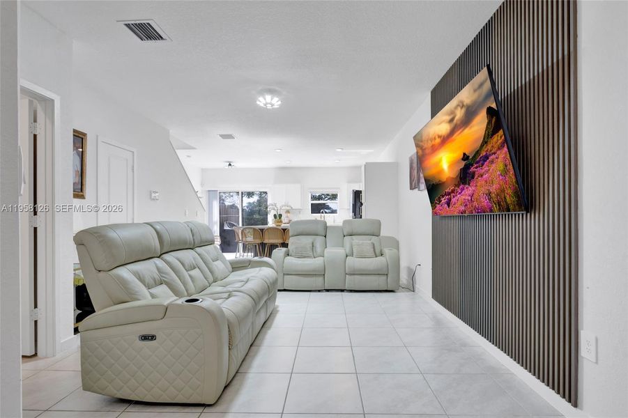 Furnished interior view inside a new home in Sebastian Isles, Florida City (Image 7).