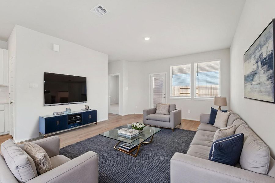 Photo is not of the actual home, but is an inspirational photo of builder’s model home and may depict options, furnishings, and/or decorator features that are not included