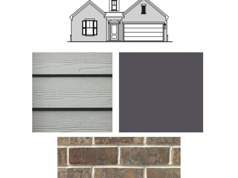 Sample of building materials used in homes in Woods Crossing, Gallatin (Image 5).