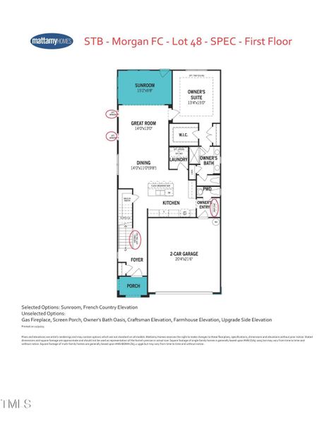 STB - Morgan FC - Lot 48 - sunroom - SPE