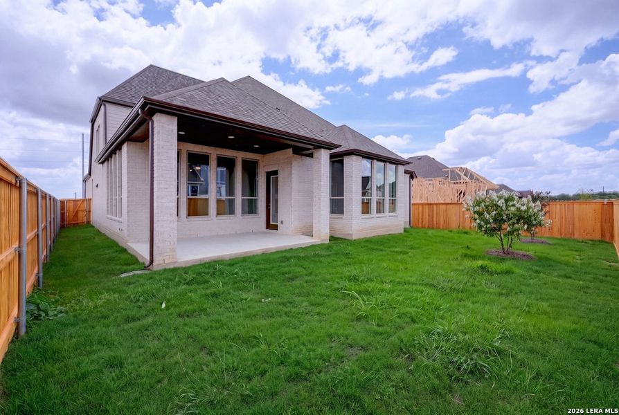 Exterior details and patio area of a home in Mayfair, New Braunfels (Image 3). Exterior details and patio area of a home in Mayfair, New Braunfels (Image 3).