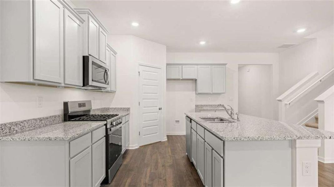 Furnished interior view inside a new home in Champion's Run, Lithonia (Image 7).