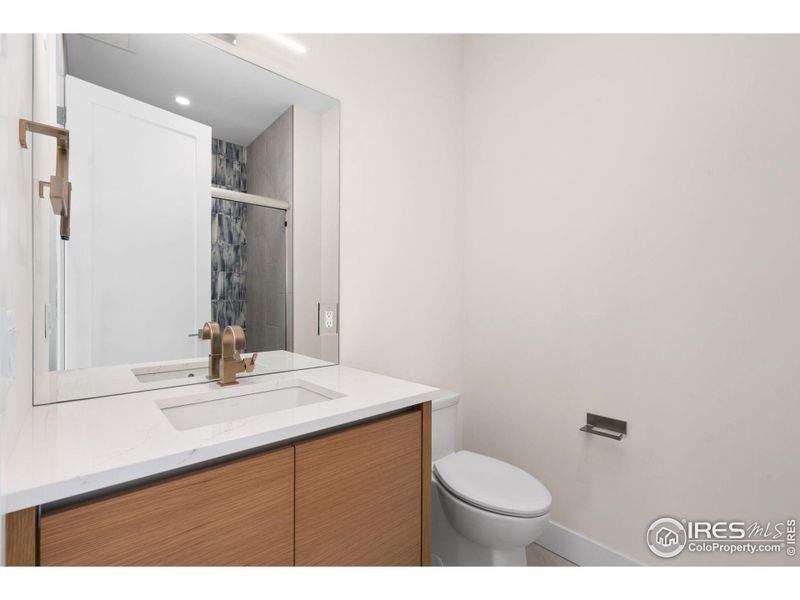 Secondary ensuite includes walk-in shower