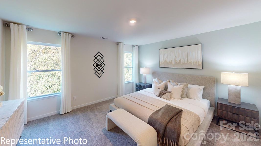 Furnished interior view inside a new home in Huffman Ridge, Hickory (Image 26).