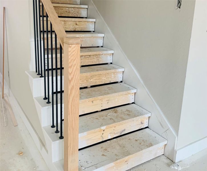 In-progress construction of a new home in Harrington Trails, New Caney, TX (Image 19).