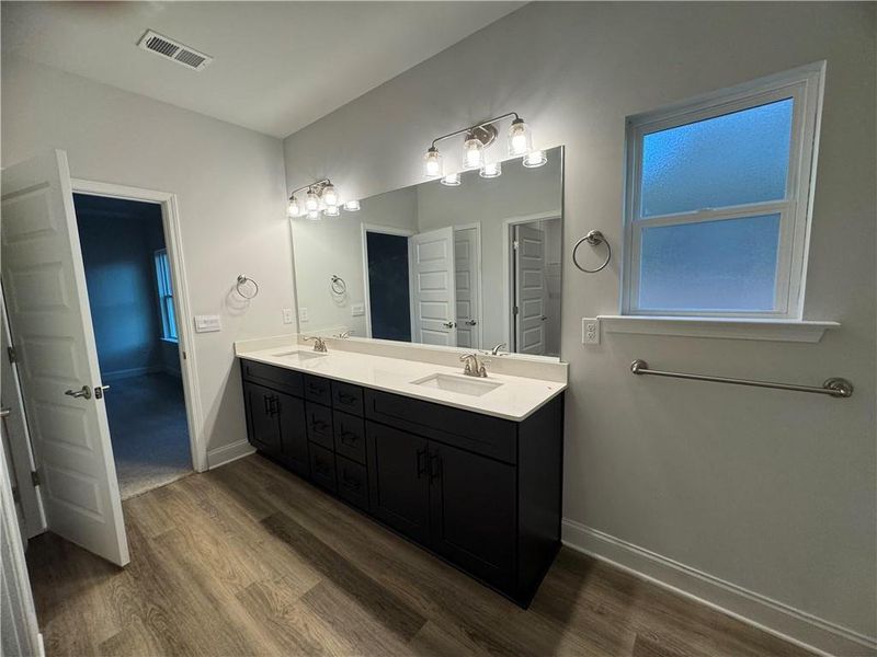 Furnished interior view inside a new home in The Fields of Walnut Creek, Pendergrass (Image 6).