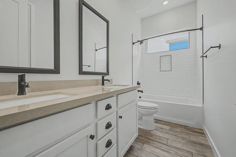 Furnished interior view inside a new home in Valencia at Granite Vista, Waddell (Image 11).