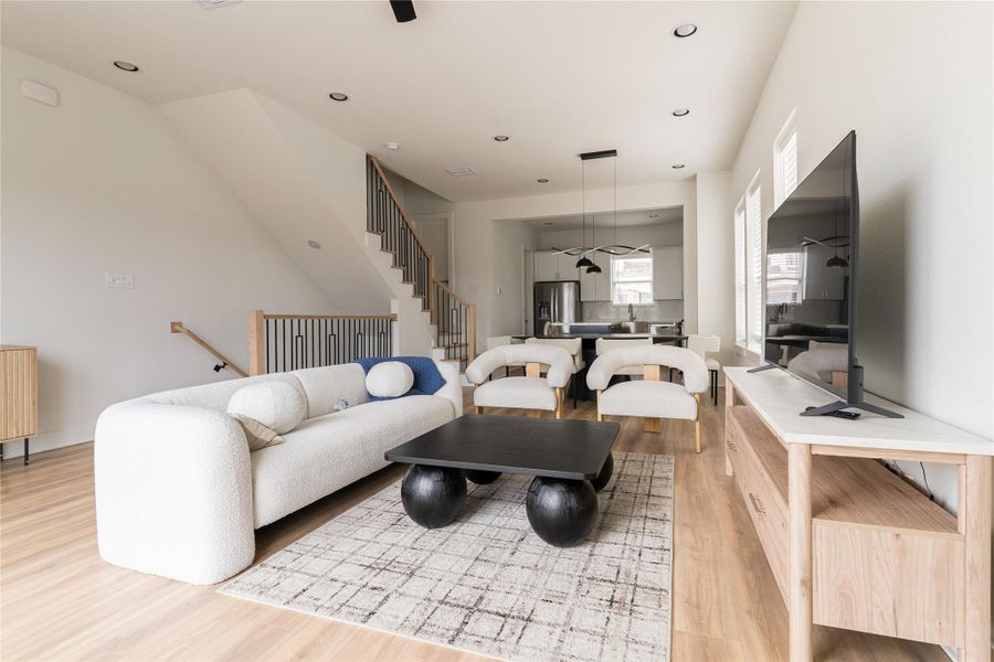 Furnished interior view inside a new home in , Houston (Image 18). Furnished interior view inside a new home in , Houston (Image 18).