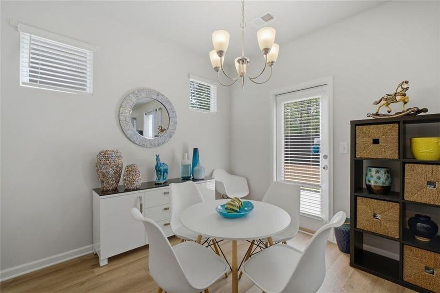 Furnished interior view inside a new home in Walden Park - The Retreat, Jonesboro (Image 8).
