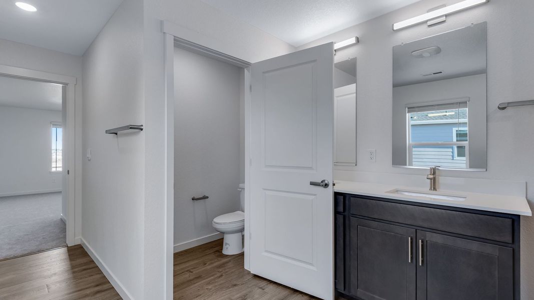 Furnished interior view inside a new home in Vista Meadows, Fort Lupton (Image 5).