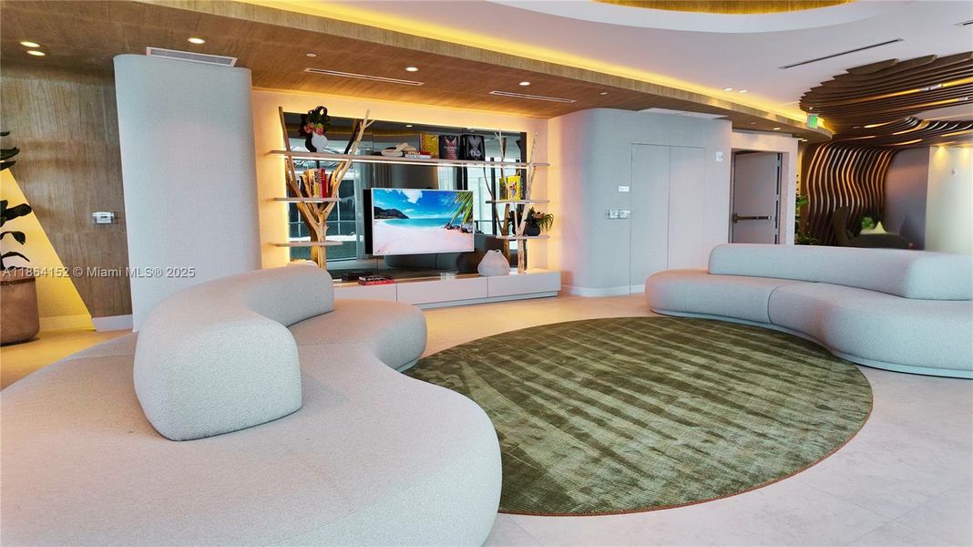 Furnished interior view inside a new home in , Miami (Image 13). Furnished interior view inside a new home in , Miami (Image 13).